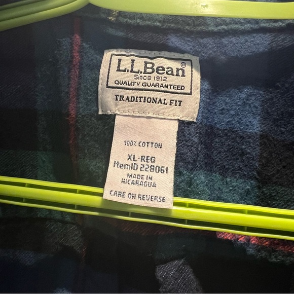 L.L. Bean Men’s Plaid Shirt Lot XL - Picture 12 of 12